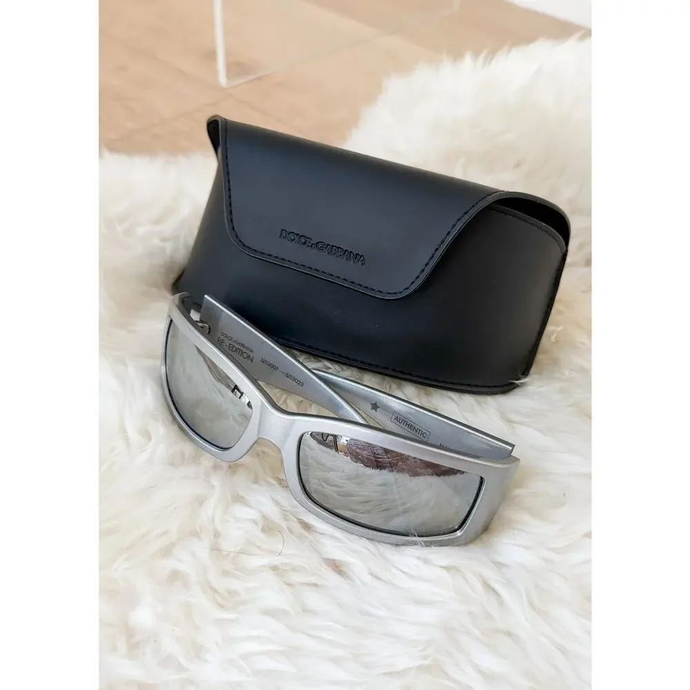 NEW Dolce & Gabbana DG6188 Grey/Light Grey Mirrored (3415/6G) Unisex Sunglasses - Picture 13 of 16